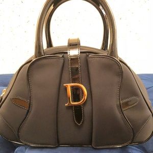 Authentic Christian Dior double saddle handbag